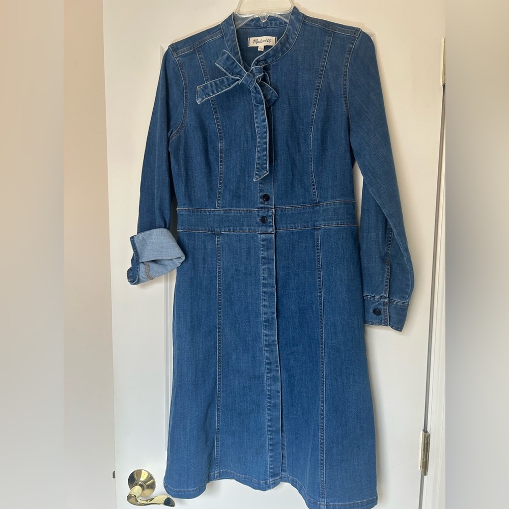 Madewell Women's Denim Dress Size 8
